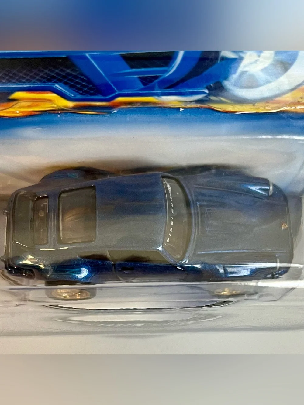 Hot Wheels 2001 Final Run Retiring Model P-911 Porsche 911 Metalflake Blue MOC